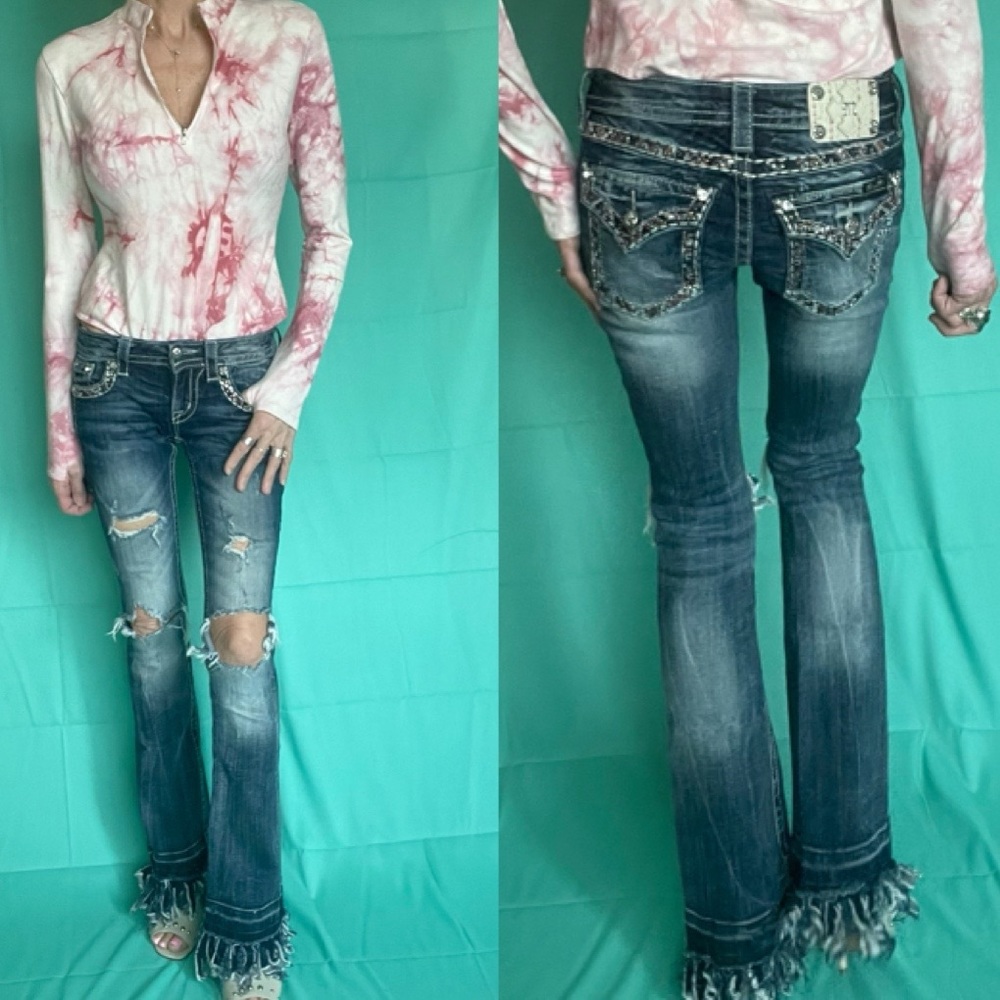 Miss me signature boot, cut size 25 jeans - Picture 4 of 17